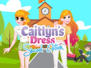 Caitlyn Dress Up School Edition image