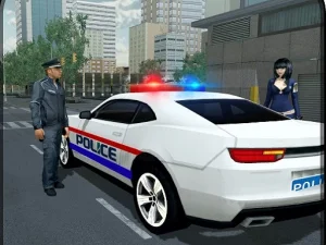 American Police Car Drive image