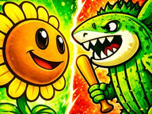 Plants vs Brainrots 2D image
