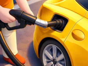 Gas station image