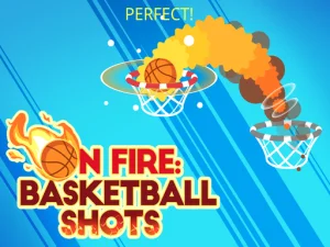 On fire  basketball shots image