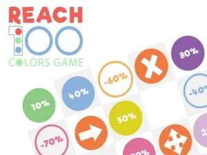 Reach 100  Colors Game  image