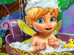 Baby Panda bath image