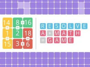 RESOLVE  a math game image