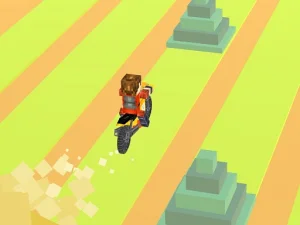 Blocky Bike Racing image