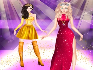 The Queen Of Fashion Fashion show dress Up Game image