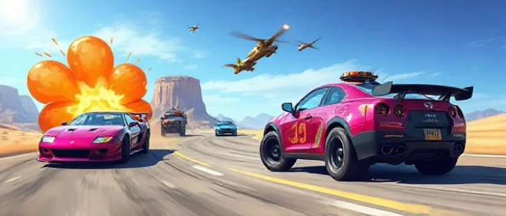 Crazy Cars Unblocked image
