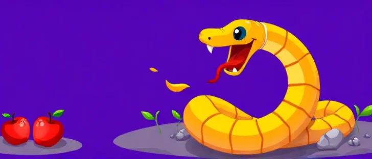 Snake Eating Apple Game