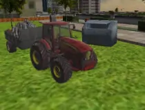 3D City Tractor Garbage Sim