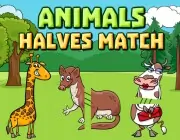 Animals Halves Mat...