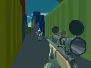 Shooting Blocky Combat Swat Gungame